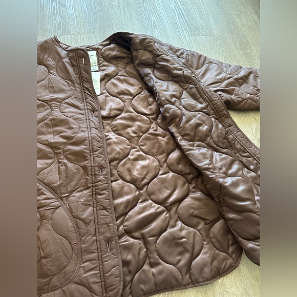 Abercrombie & Fitch Dark Brown Quilted Liner Jacket Size XL - Picture 10 of 14
